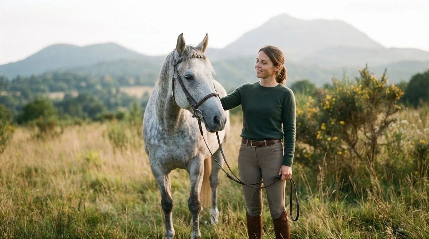 Cours d'équitation à Coulandon, Allier
