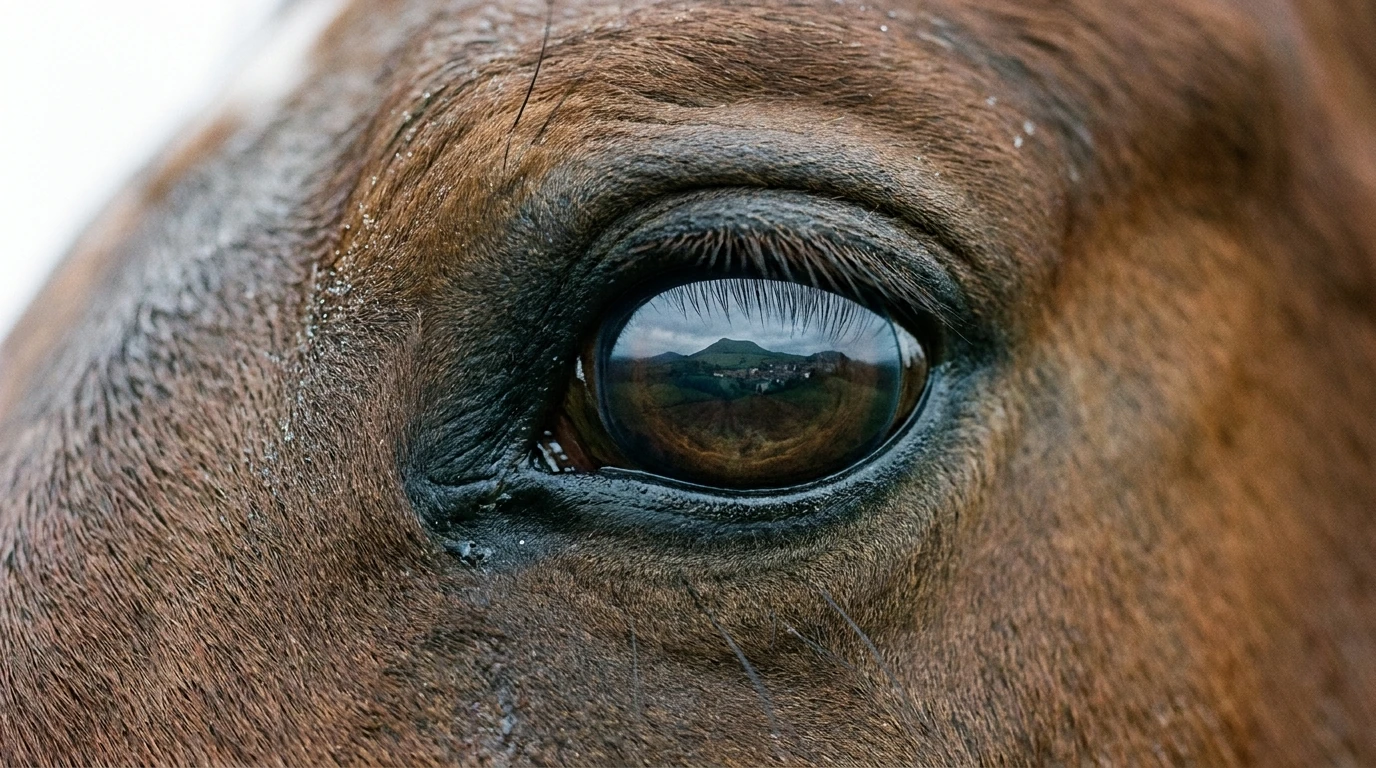 Un regard de cheval au Ecuries de la Carmone, Coulandon